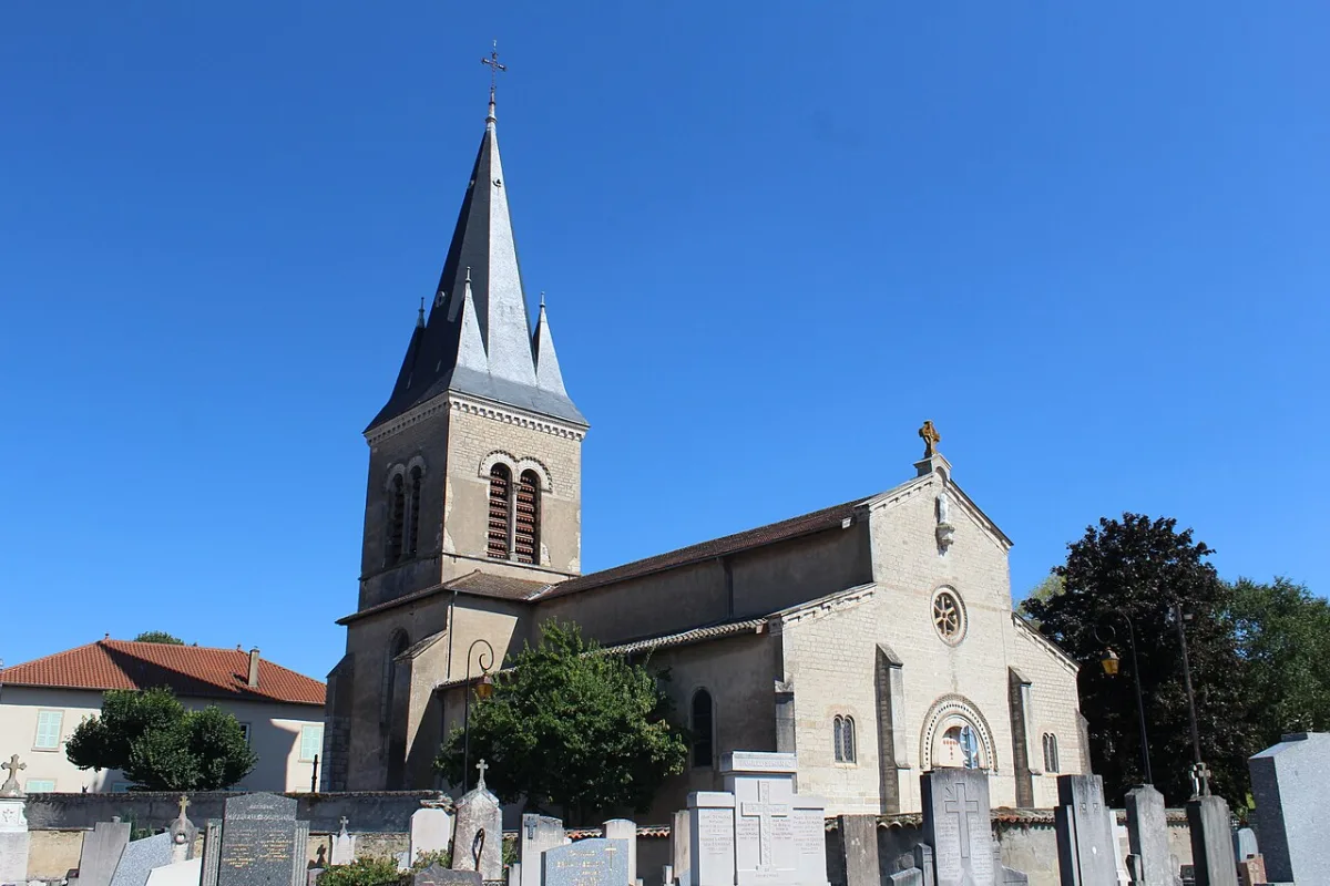 Église St Denis et St Trivier, Saint Trivier Sur Moignans