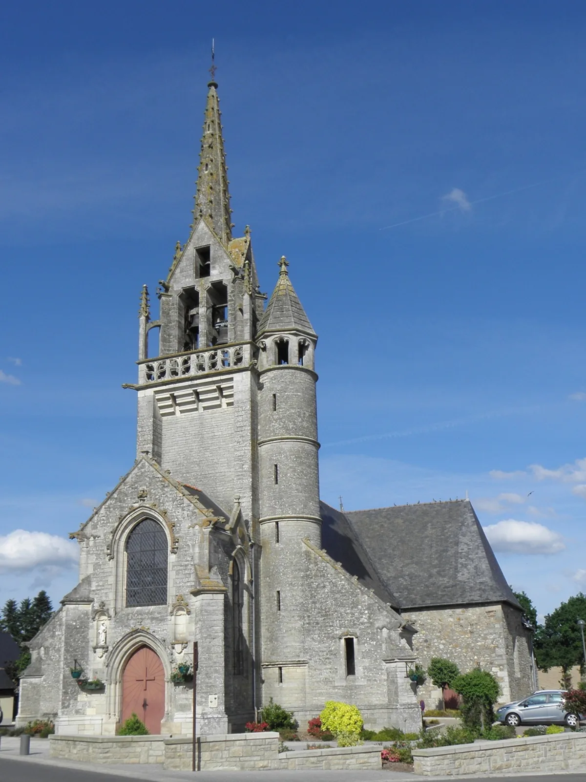 Église Saint Tudin, Landujan