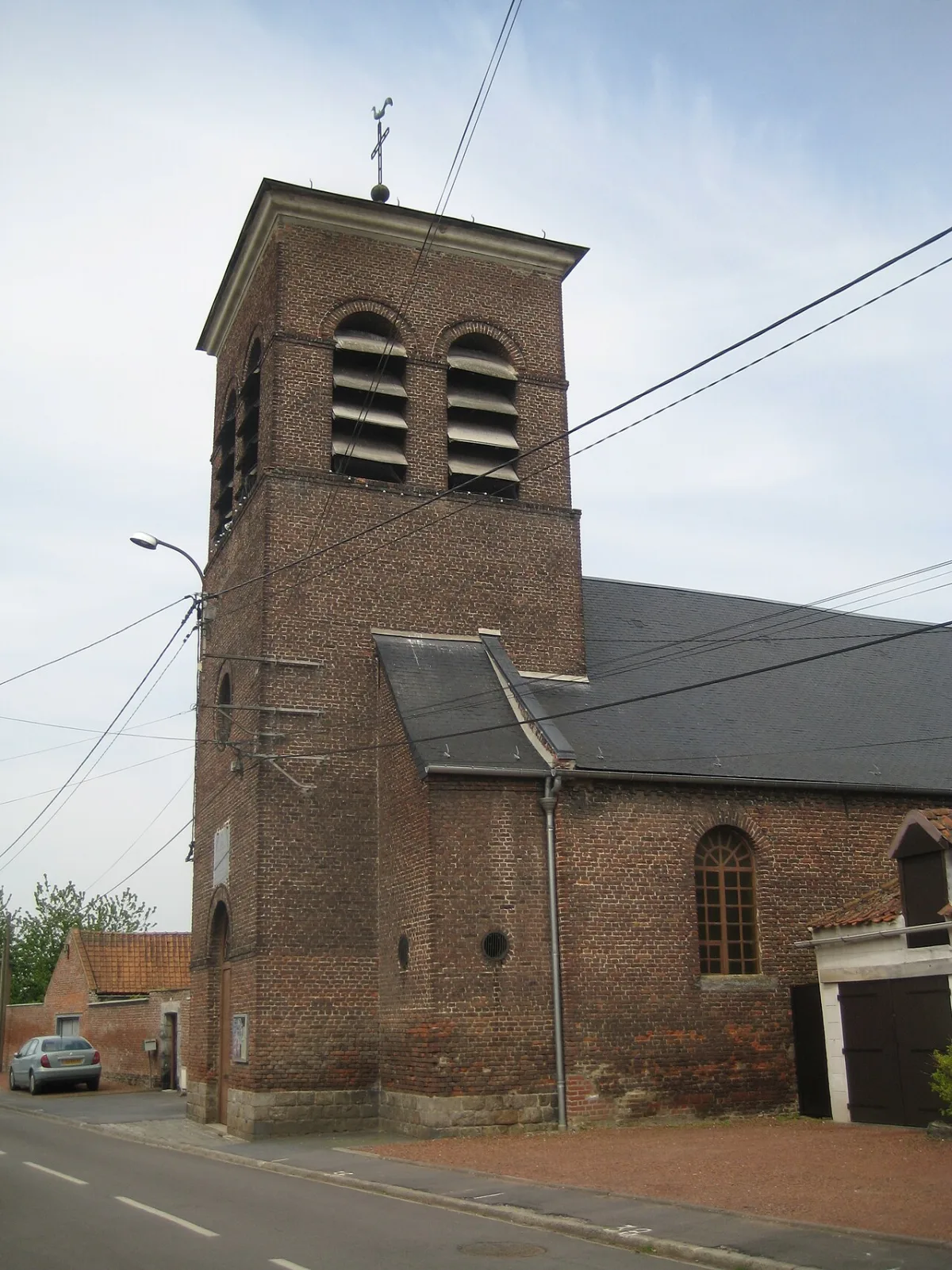 Église Saint-Aybert (à Saint-Aybert), Saint Aybert