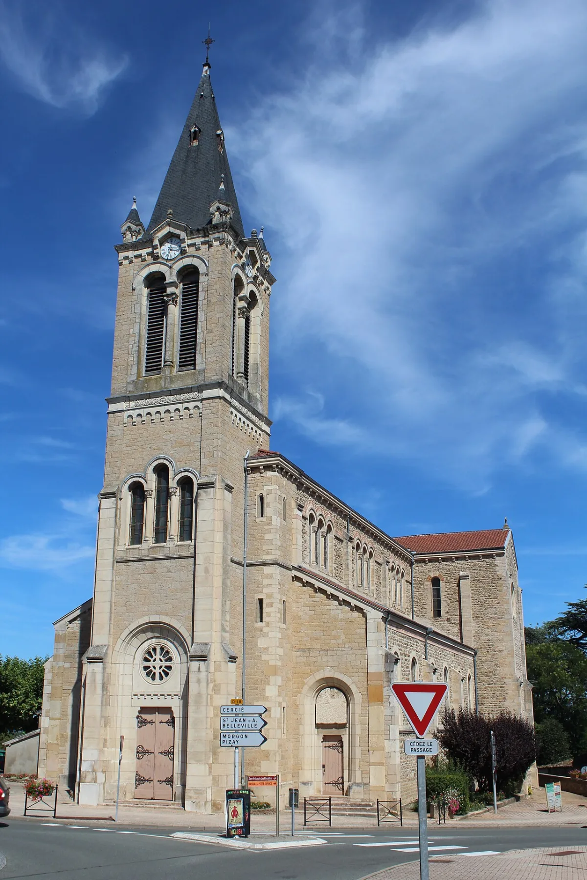 Église VILLIE-MORGON - Eglise Saint Vincent, Villie Morgon