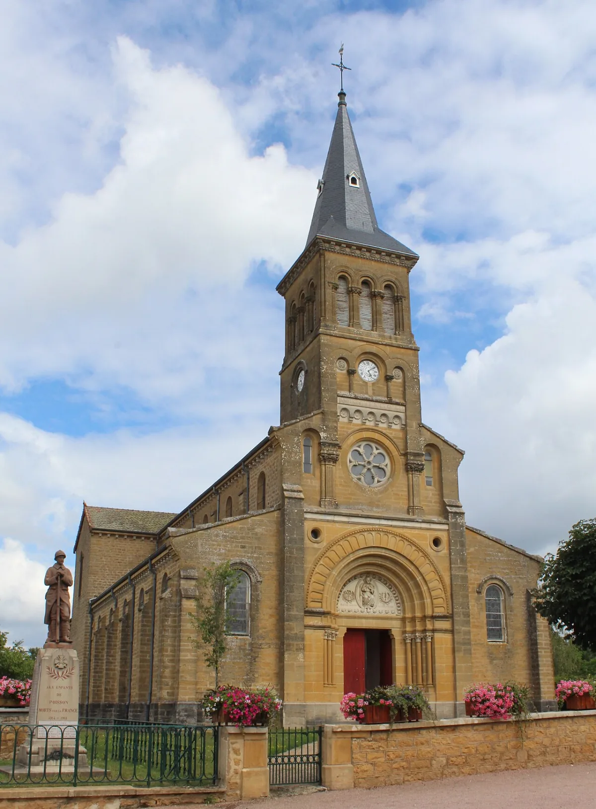 Église St Jean-Baptiste (Poisson), Poisson